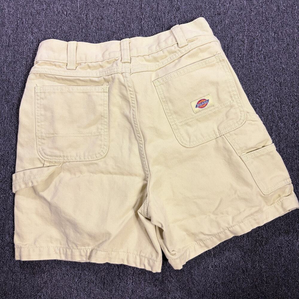 Vintage Y2k Dickies Yellow Cargo Workwear Midi Shorts Women's 29